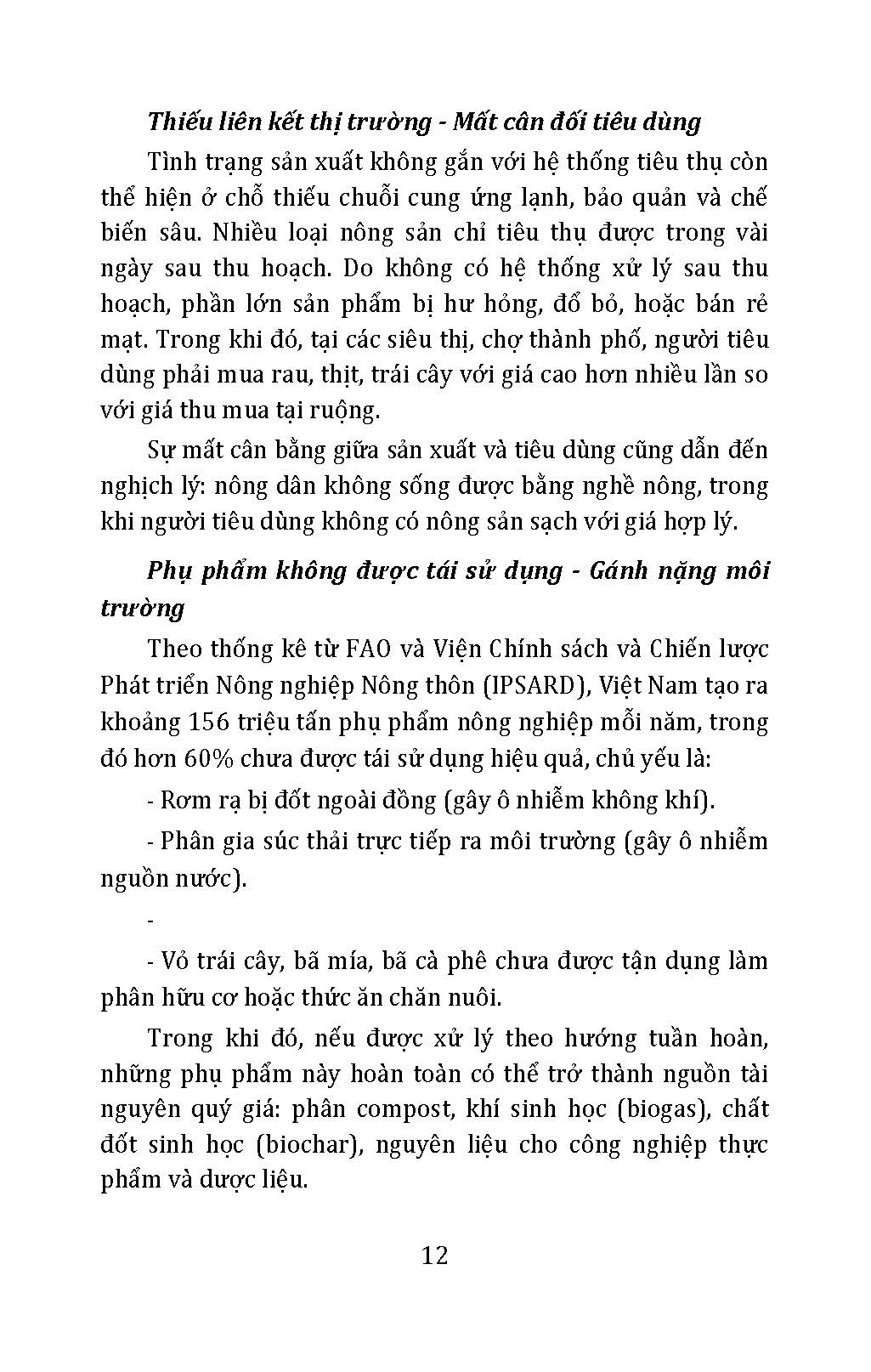 Nông Nghiệp Hữu Cơ - Nông Dân Xanh Trong Xã Hội Mới, Kinh Tế Tuần Hoàn