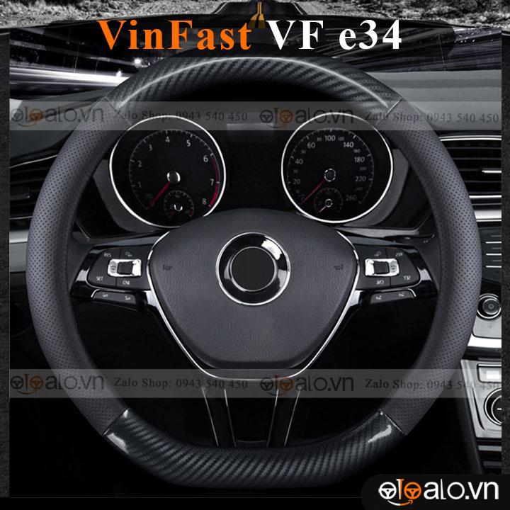 Bọc volang ô tô dành cho xe VinFast VF e34 da PU cao cấp - OTOALO