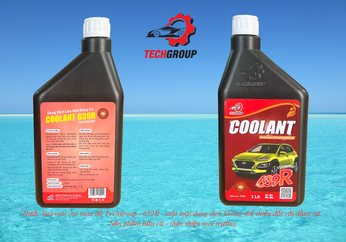 DUNG DỊCH LÀM MÁT ĐỘNG CƠ TECHGROUP COOLANT 639  (giá đã giảm 10%)