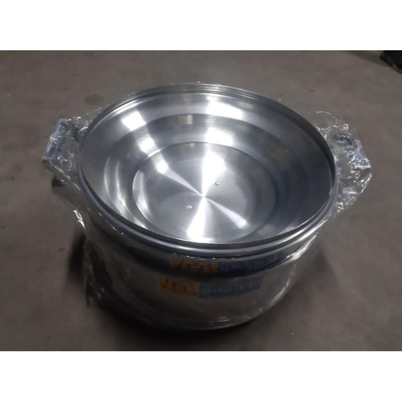 Chõ đồ xôi, hấp xôi 15kg size 40 Mạnh Hùng,hàng dày dặn,nhôm bóng sáng(CHÍNH HÃNG MADE VIET NAM)