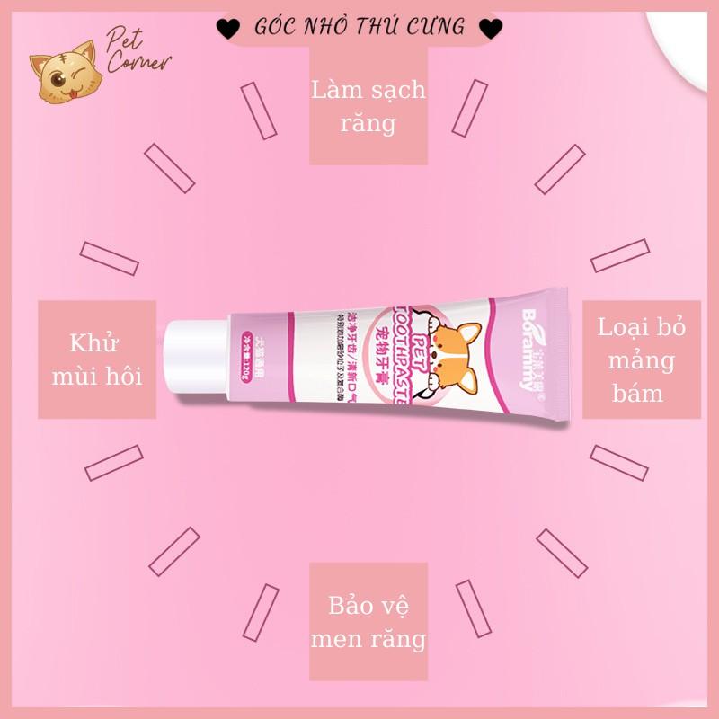 Kem đánh răng Borammy cho thú cưng kèm bàn chải