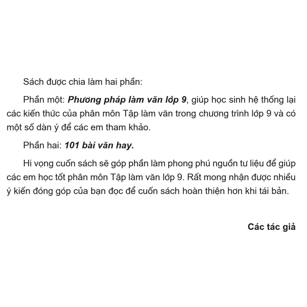 Sách: Rèn Kĩ Năng Học Tốt Toán 9 + 101 Bài Văn Hay Lớp 9