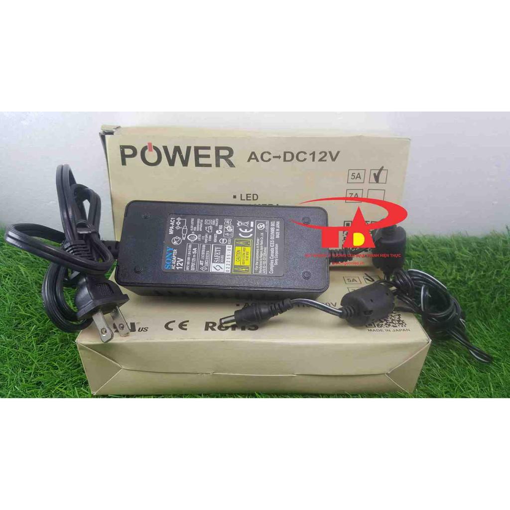 Bộ Combo 5 cái ADAPTER 12V 5A chất lượng, đủ ampe dùng cấp nguồn cho camera,đèn led...