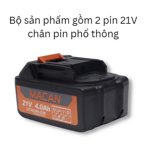 Máy bulong pin 380N.m Macan chân pin phổ thông-6098A