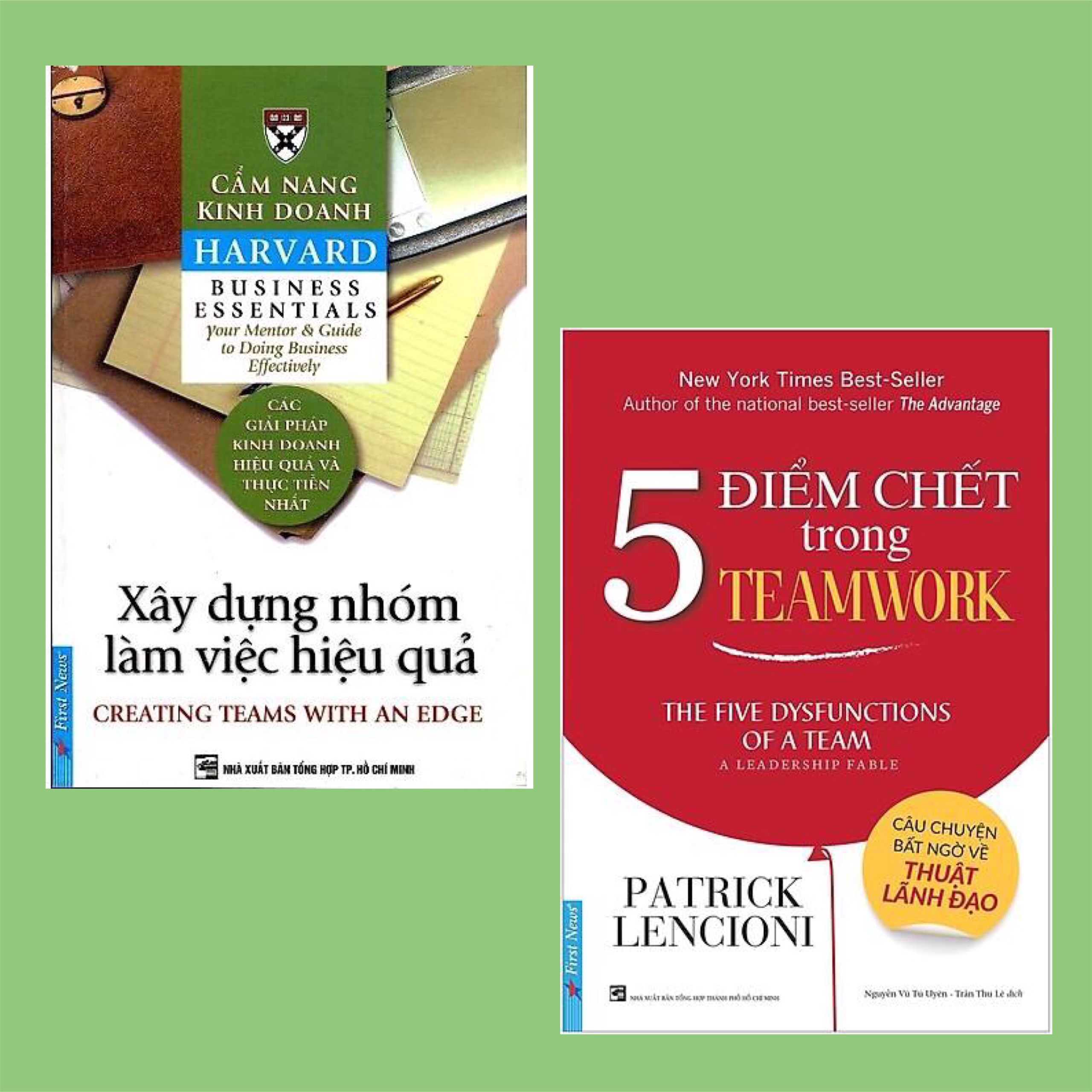 Combo 2 Cuốn Kỹ Năng Cần Thiết Cho Mọi Doanh Nghiệp: Cẩm Nang Kinh Doanh - Xây Dựng Nhóm Làm Việc Hiệu Quả (Tái Bản) + 5 Điểm Chết Trong Teamwork