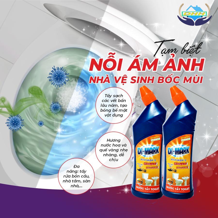 Nước Tẩy Rửa Toilet Siêu Sạch Di-mark