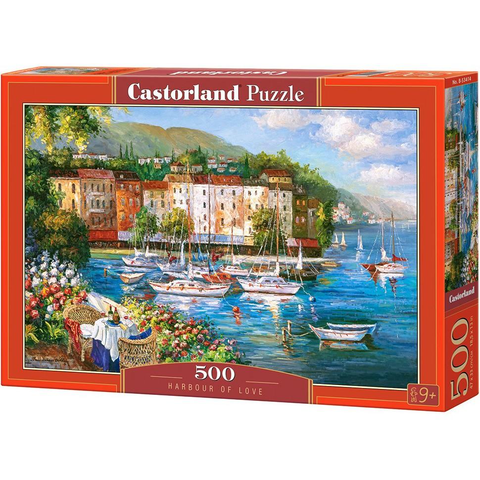 Xếp hình puzzle bến cảng tình yêu 500 mảnh B-53414