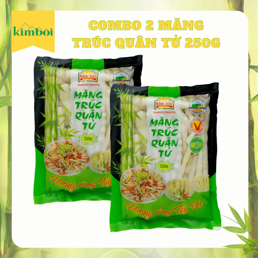 Combo 2 Măng Trúc Quân Tử Kim Bôi 250g