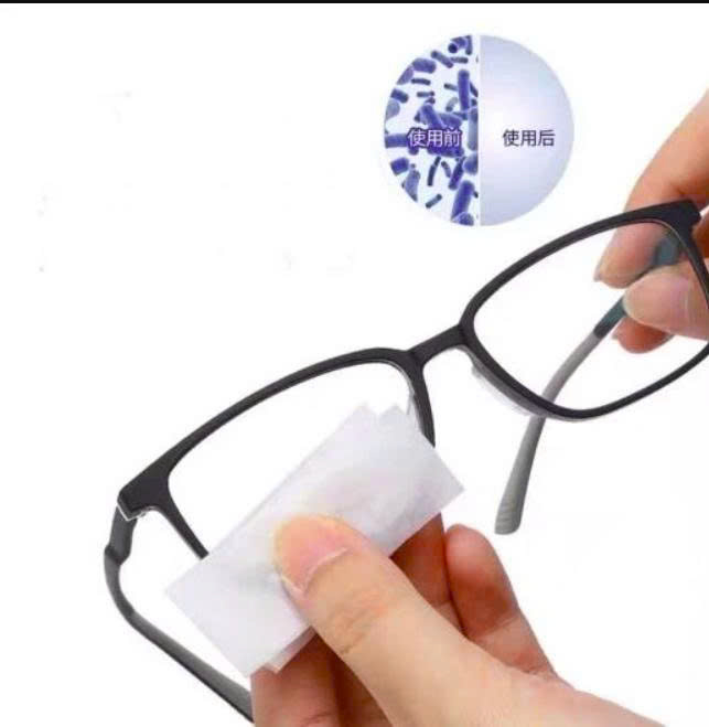 Hộp 100 khăn làm ngăn hơi đọng nước kính, khăn giấy lau nano lau sạch bụi, hơi nước, mờ sương bề mặt kính