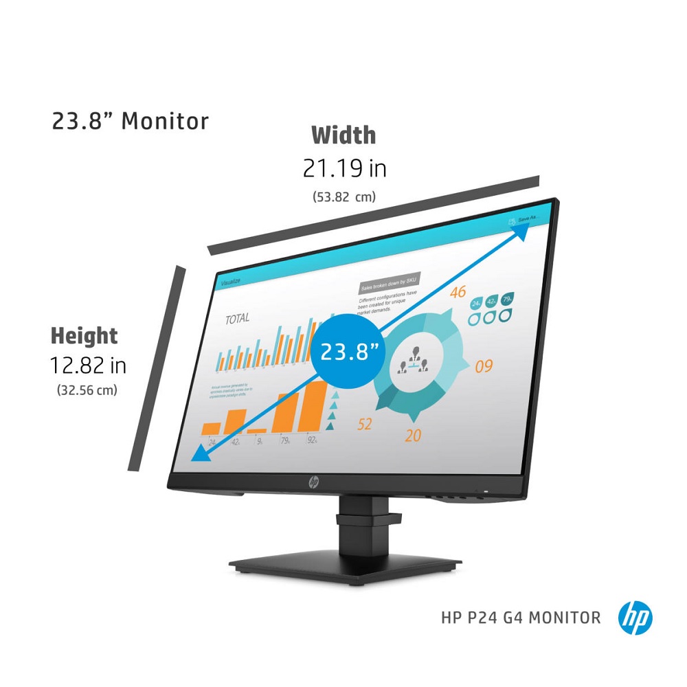 Màn hình máy tính HP P24 G4 24inch FHD (1A7E5AA) Bảo Hành 3 Năm - Hàng Chính Hãng