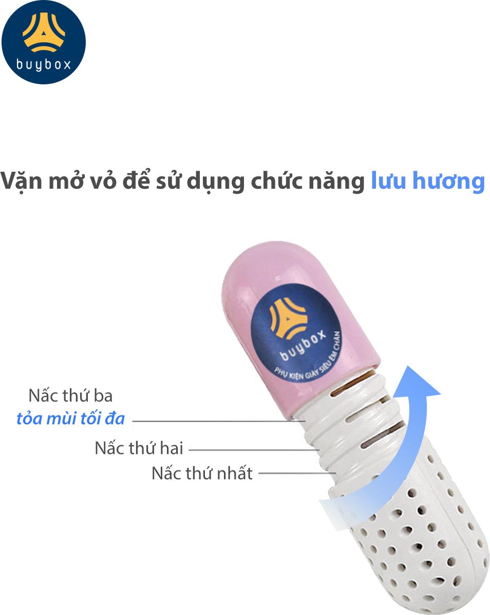 Hai viên khử mùi hôi giày và ngăn ngừa vi khuẩn gây ẩm mốc - buybox - BBPK64