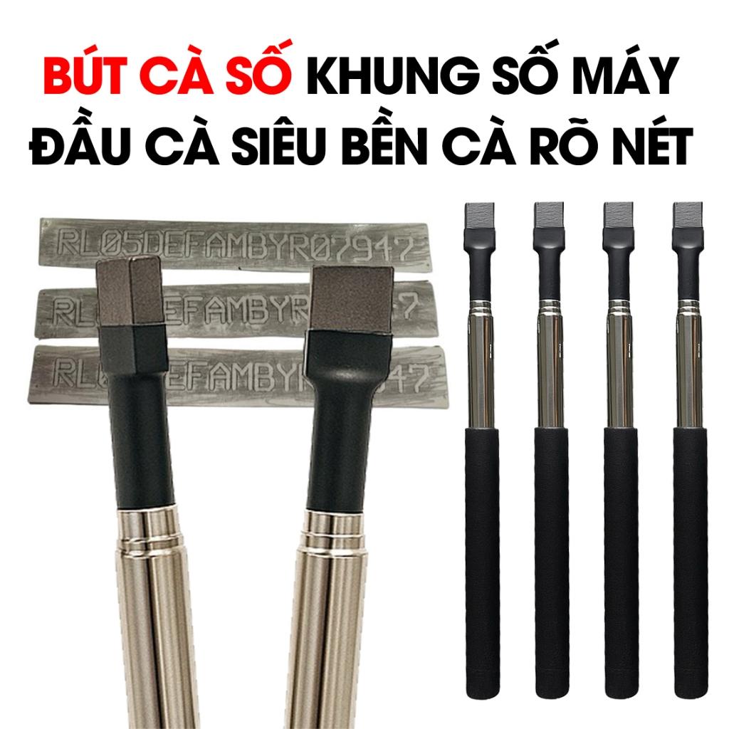 Dụng Cụ Cà Số Khung Xe Máy &amp; Kèm Theo 50 Bộ Giấy Cà Số Cắt Sẵn, Chuyên Dùng Cà Số Cho Ôtô Xe Máy, Giấy Cà Số Xe