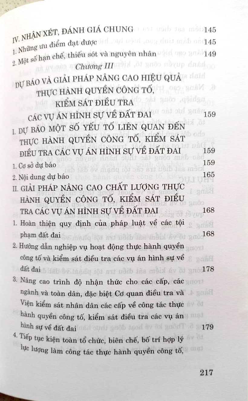 Thực hành quyền công tố, kiểm sát điều tra các vụ án hình sự về đất đai