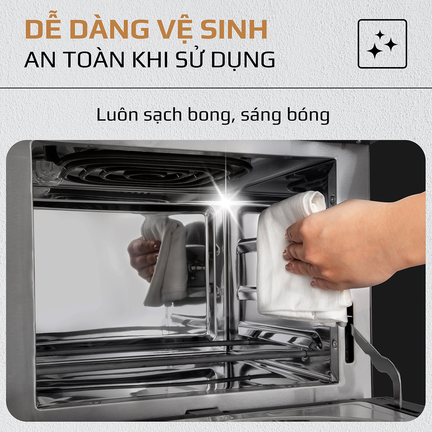 Nồi Chiên Không Dầu OLIVO AF15 16 Chức Năng - Dung Tích 15L - Công Suất 2000W - Thương Hiệu Mỹ