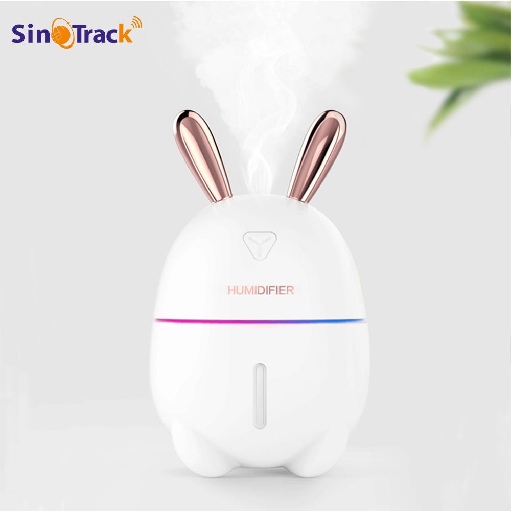 Máy Tạo Độ Ẩm Không Khí 300 Ml Hình Thỏ Dễ Thương Siêu Im Lặng USB Tinh Văn Phòng Không Khí Tươi Hơn Humidificador Máy Lọc Không Khí Sương máy Làm