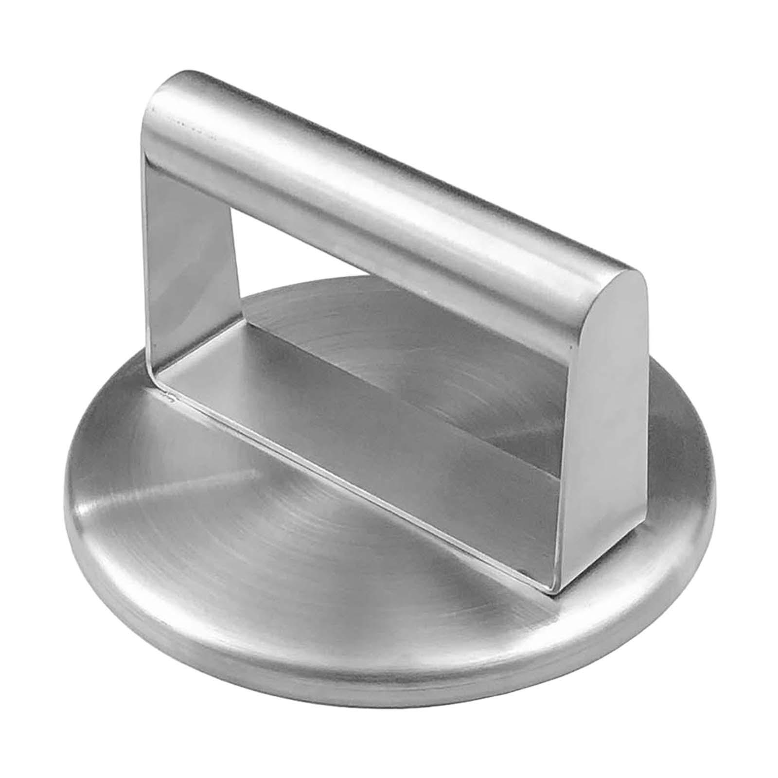 Stainless Steel Burger Press 5.94inch Steak for Steak Making BBQ Accessories