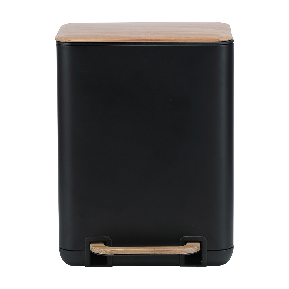 Thùng Rác Kim Loại MICA Màu Đen W24.1xD21.3xH31.6 Cm|Index Living Mall|Nội Thất Thái Lan