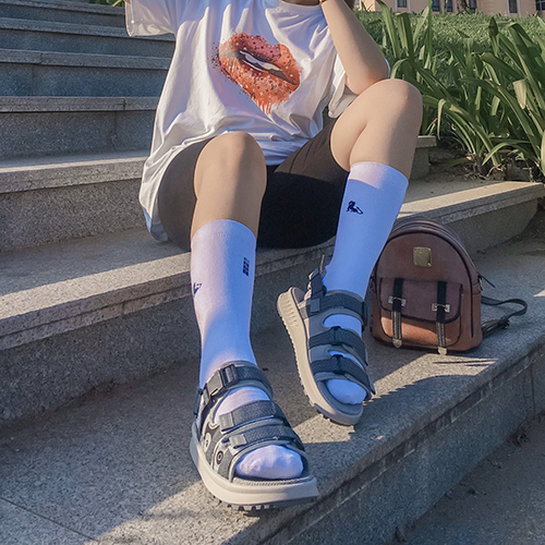 Giày Sandal Nữ, Nam Phản Quang cá tính, êm chân, mẫu mới Hot trend D714/ Tro
