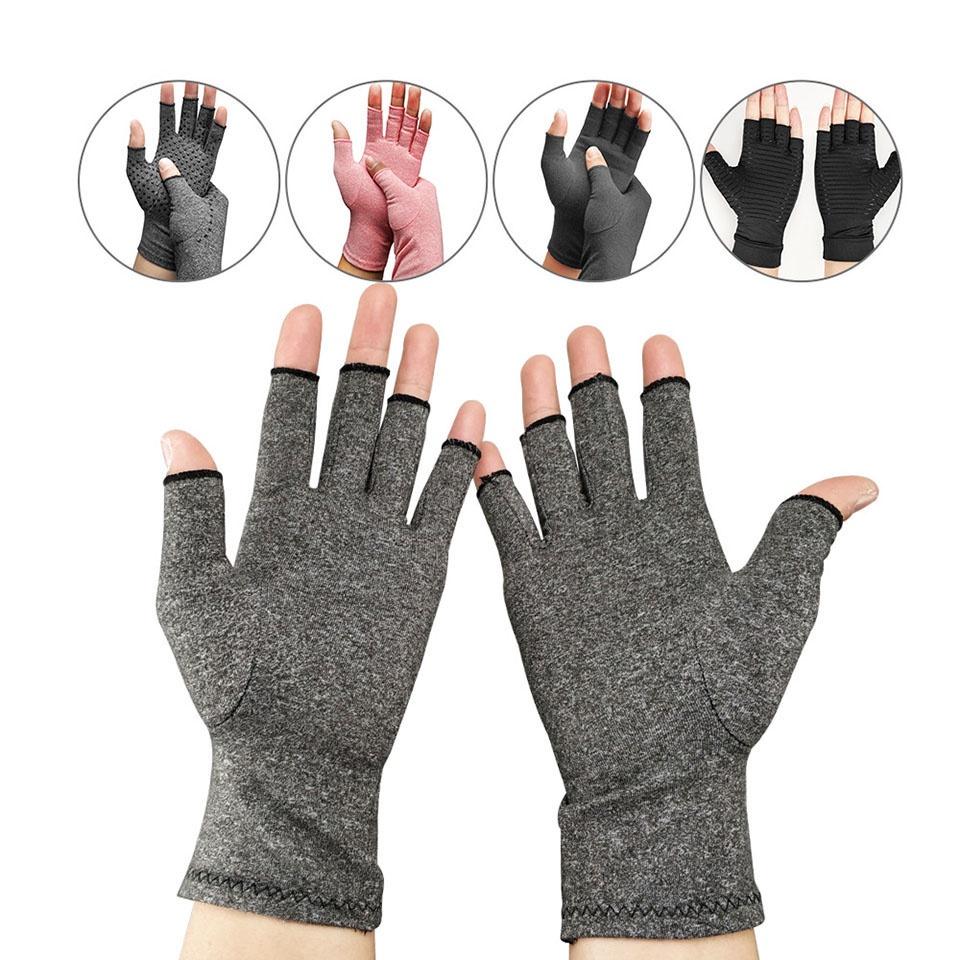 Cặp găng tay cotton nén hỗ trợ giảm đau khớp cổ tay cho nam nữ