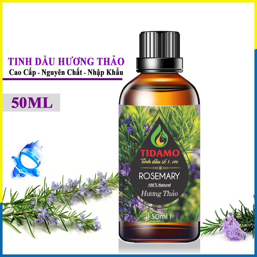Tinh Dầu Hương Thảo Cao Cấp Nhập Khẩu Giúp Nâng Cao Sức Khỏe và Làm Đẹp – Tinh Dầu Hương Thảo Nguyên Chất Chính Hãng Có Kiểm Nghệm Chất Lượng – Hương Thảo 50ML