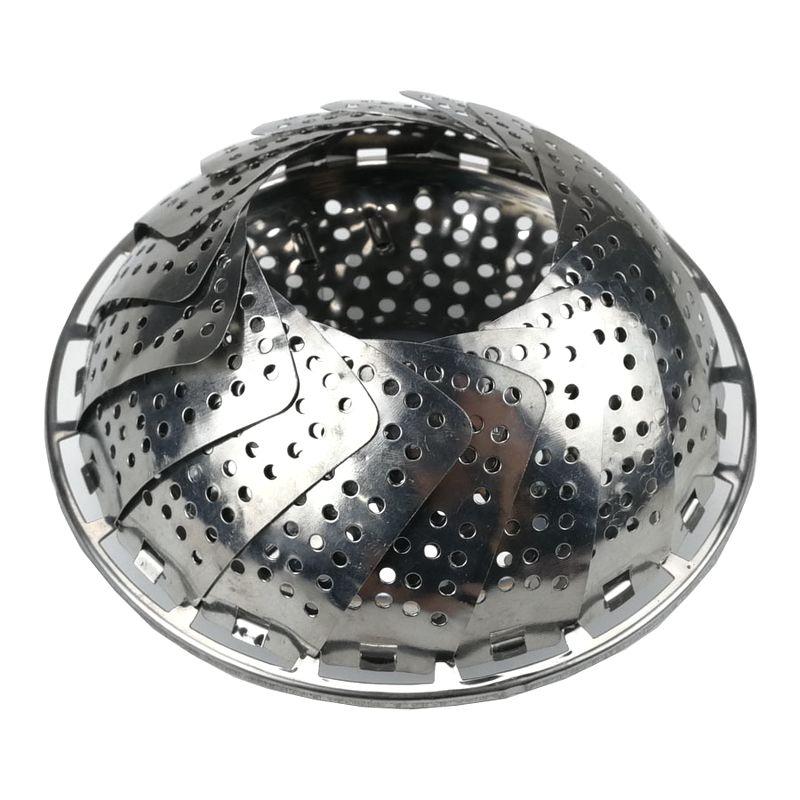 Giá Inox Gấp Gọn Gl0051. Tặng Kẹp Inox304 Đa Năng. Sử Dụng Nấu Xôi, Hấp Cách Thủy Đa Năng. - Giao Hàng Toàn Quốc