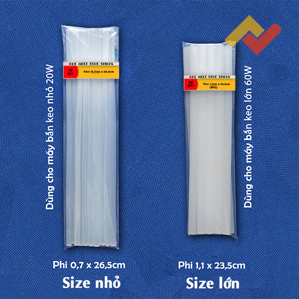 Combo 10 Cây Keo Nến Lớn, Nhỏ Loại Dài Tiện Dụng