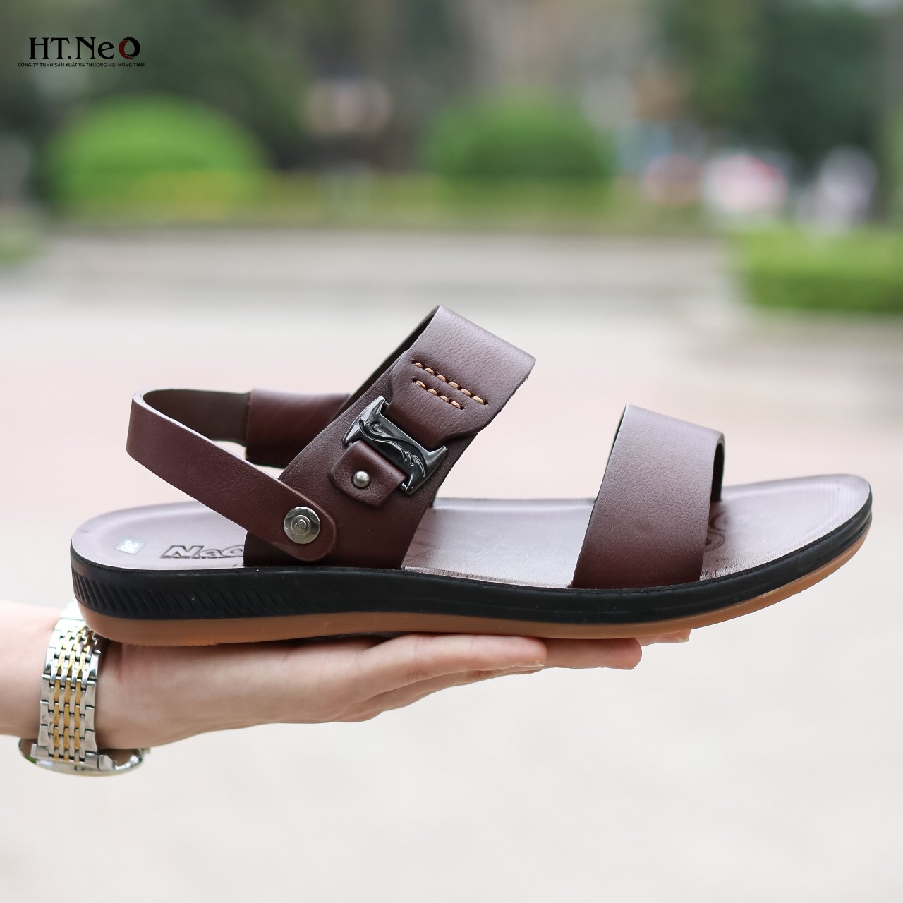 Sandal Nam Da Bò Cao Cấp SD80-ND