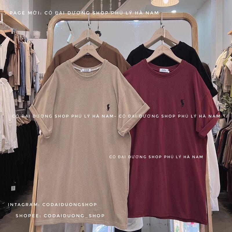 Áo phông thêu ngựa cộc tay