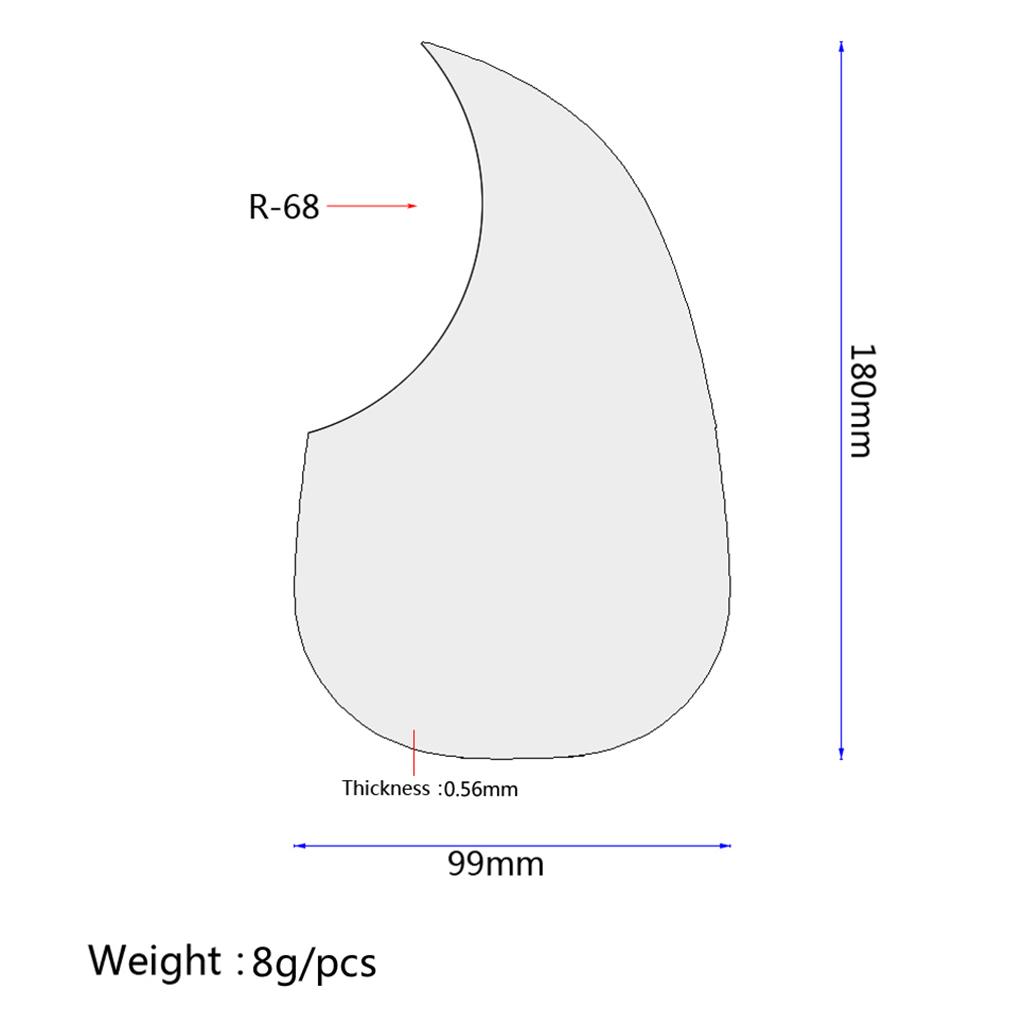 2 Acoustic Guitar Pickguard Pick Guard Scratch Plate For Acoustic Guitar
