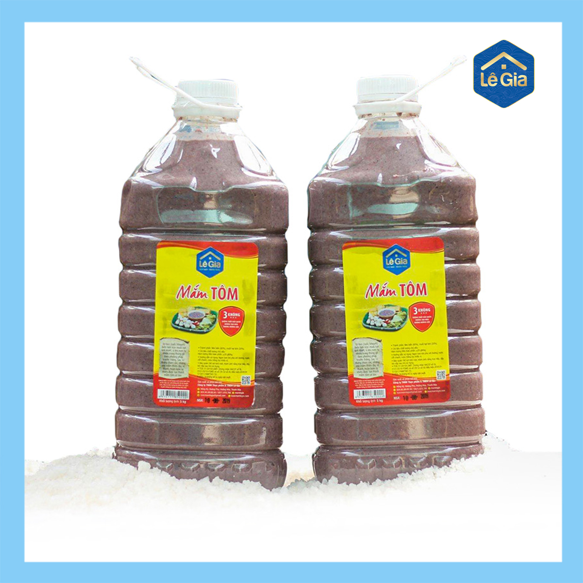 Mắm tôm Lê Gia can 4,8L