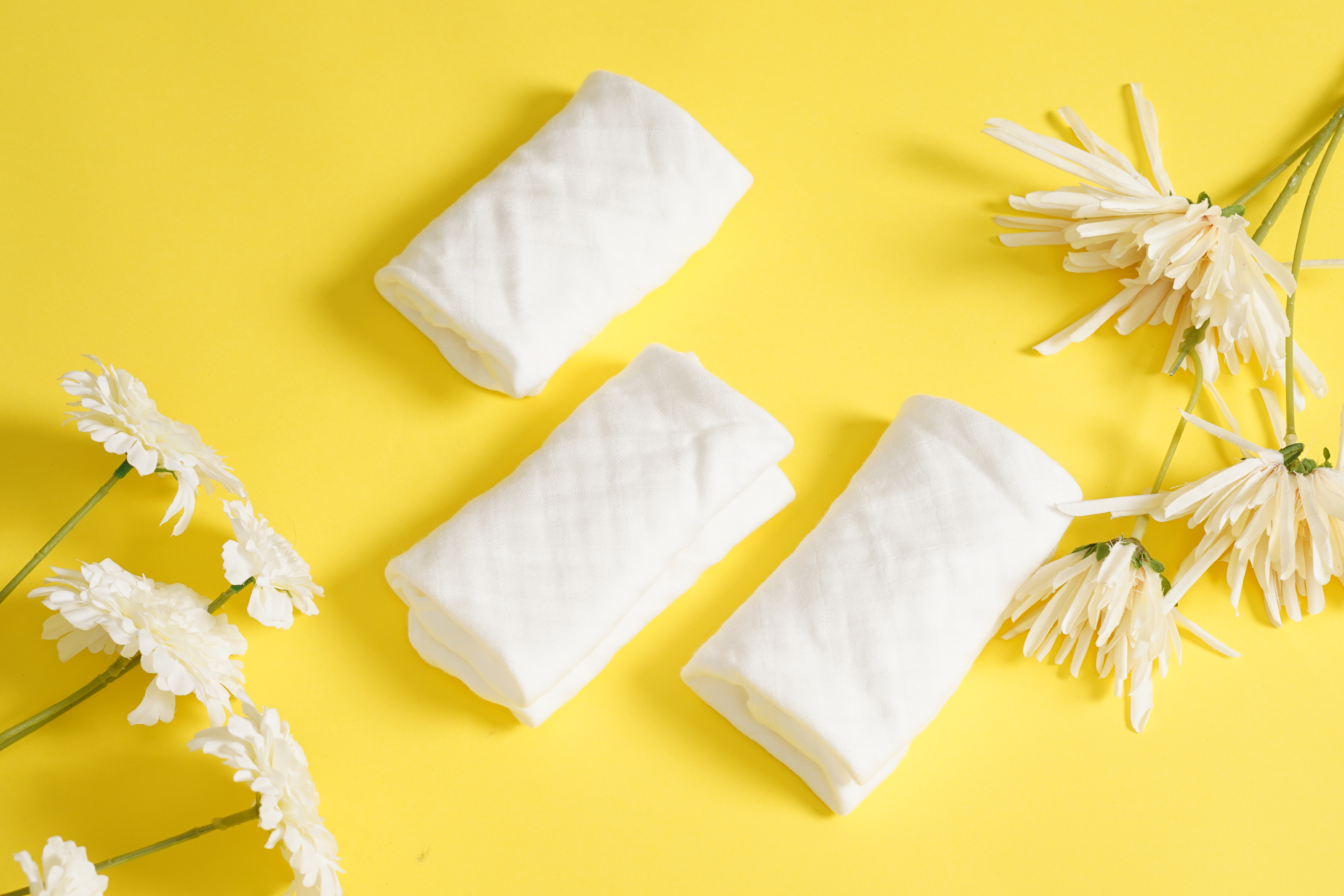 Set 3 Khăn Sữa Sợi Tre Lụa 4 Lớp Bonny Hàng Cao Cấp Thấm Hút Tốt, Kháng Khuẩn