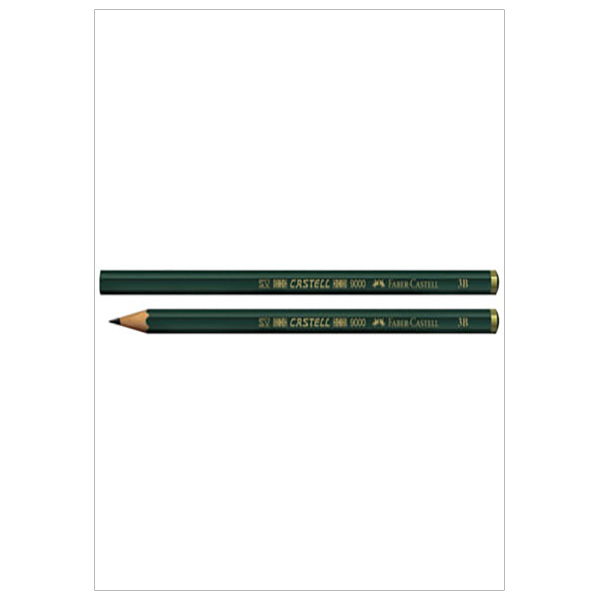 Bộ 2 Bút Chì Đen Faber-Castell-117103 - 9000 - 3B