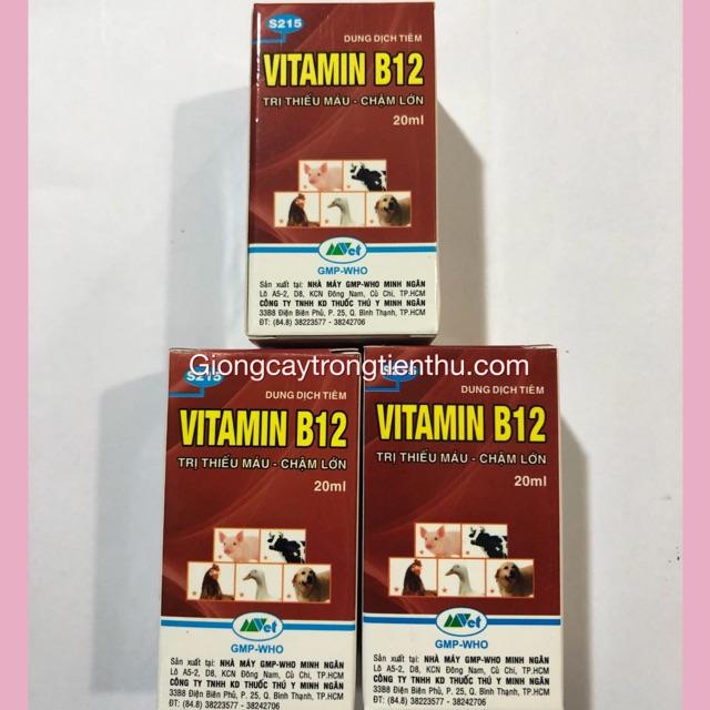 VITAMIN B12 GIẢI ĐỘC ,SỐC PHÂN THUỐC CÂY TRỒNG,PHONG LAN 20ml