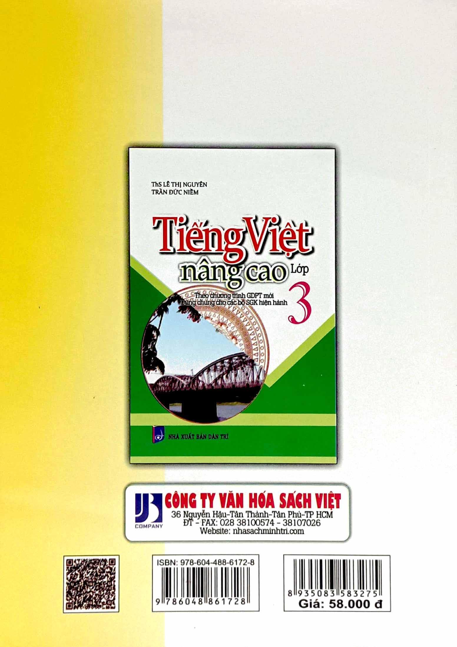 Tiếng Việt Nâng Cao Lớp 2 (Dùng Chung Cho Các Bộ SGK Hiện Hành)