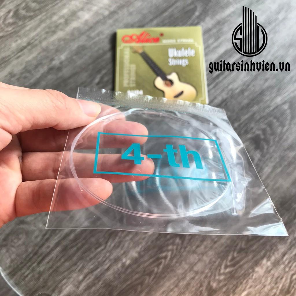 Dây đàn ukulele AU04 trong - Compo 4 dây - Đặt hàng tặng pick