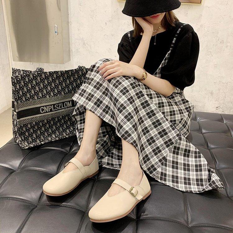 Giày búp bê mũi tròn phong cách đáng yêu cho nữ