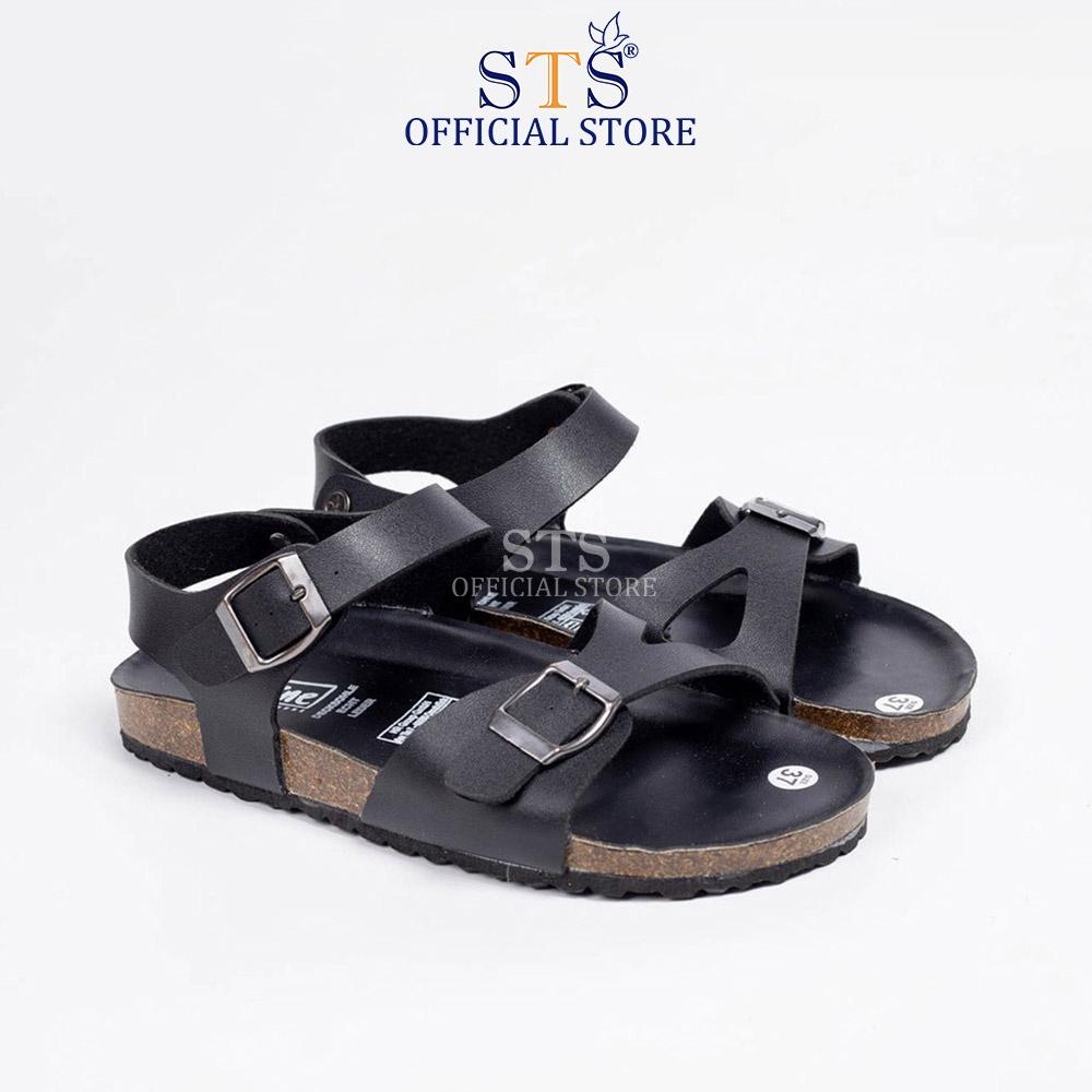 Dép đế trấu Birken sandal quai hậu Da PU cao cấp siêu bền thanh lịch đi học đi chơi nhiều màu STPU23