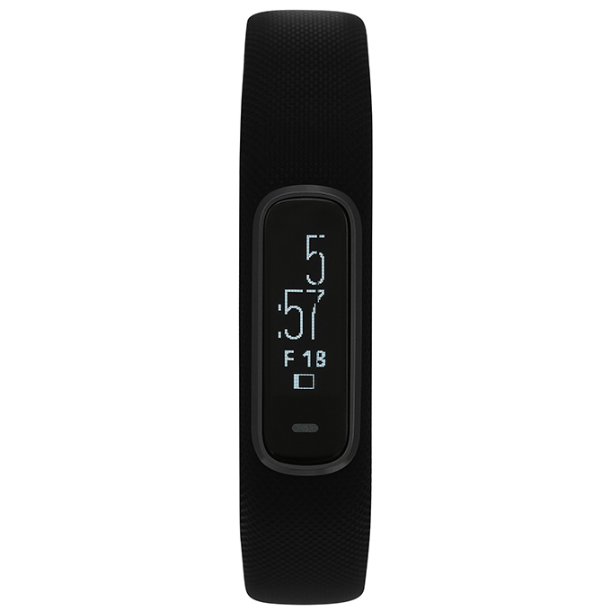 Vòng Đeo Tay Thông Minh Theo Dõi Sức Khỏe Theo Dõi Vận Động Garmin Vivosmart 4 - Hàng Chính Hãng - Small/Medium - Black/Slate - 010-01995-80