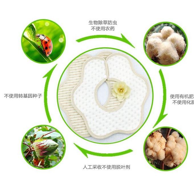 Body dài tay chân 100% organic cotton hữu cơ tự nhiên mỏng nhẹ êm mềm thoáng mát an toàn cho bé sơ sinh