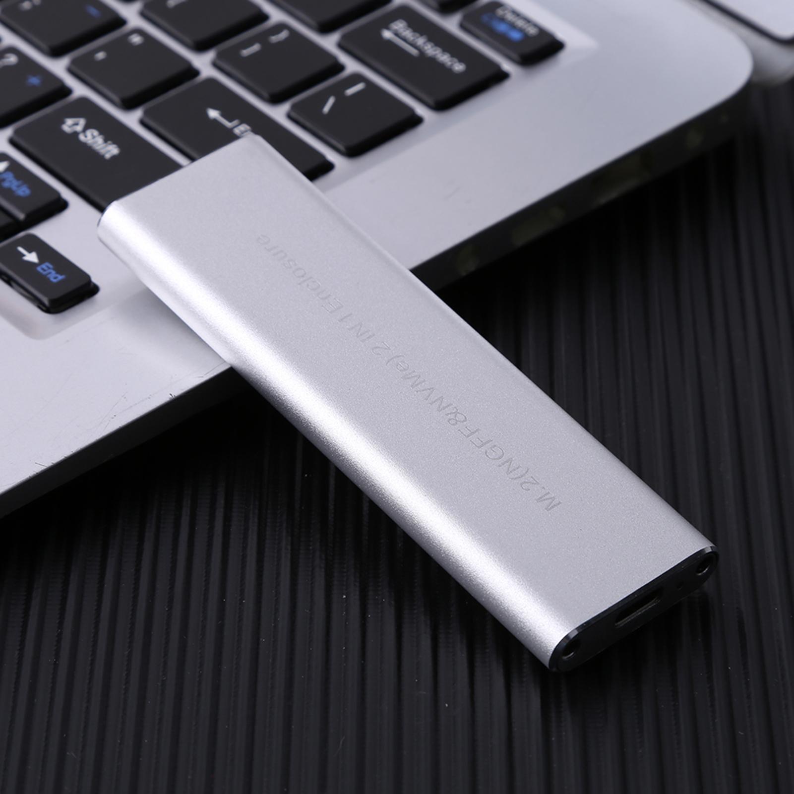Hộp ổ cứng USB 3.1 Type-C SSD Hợp kim M.2 NVME / NGFF