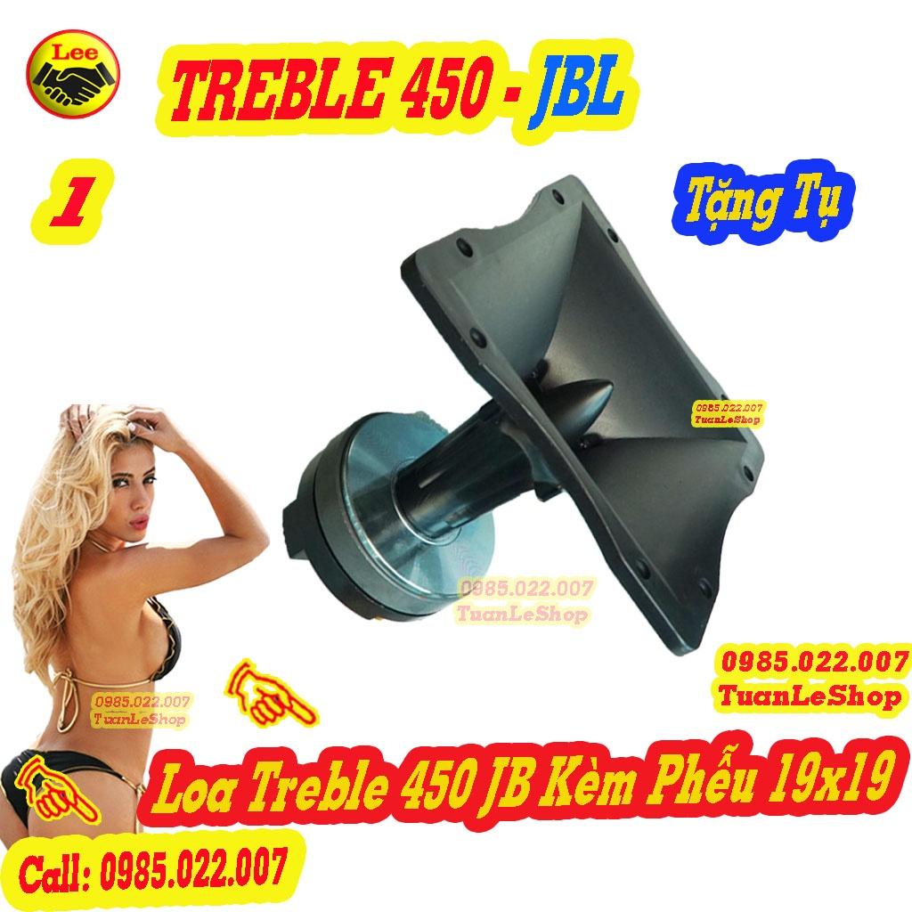 01 COMBO LOA TREBLE 450 J B L REN XOÁY N NHUA KÈM PHỄU 19x19 TẶNG TỤ 2.2 - GIÁ 1 CỦ KÈN 450 NẮP NHỰA +1 PHỄU 19X19+TỤ2.2