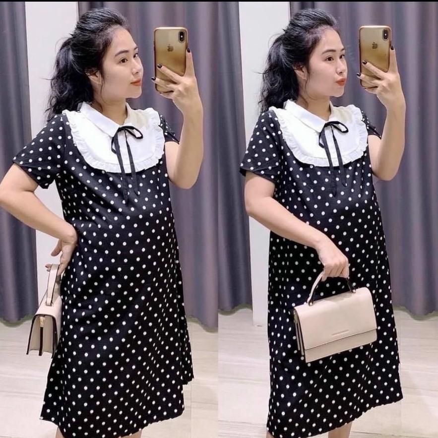 Váy bầu chấm bi