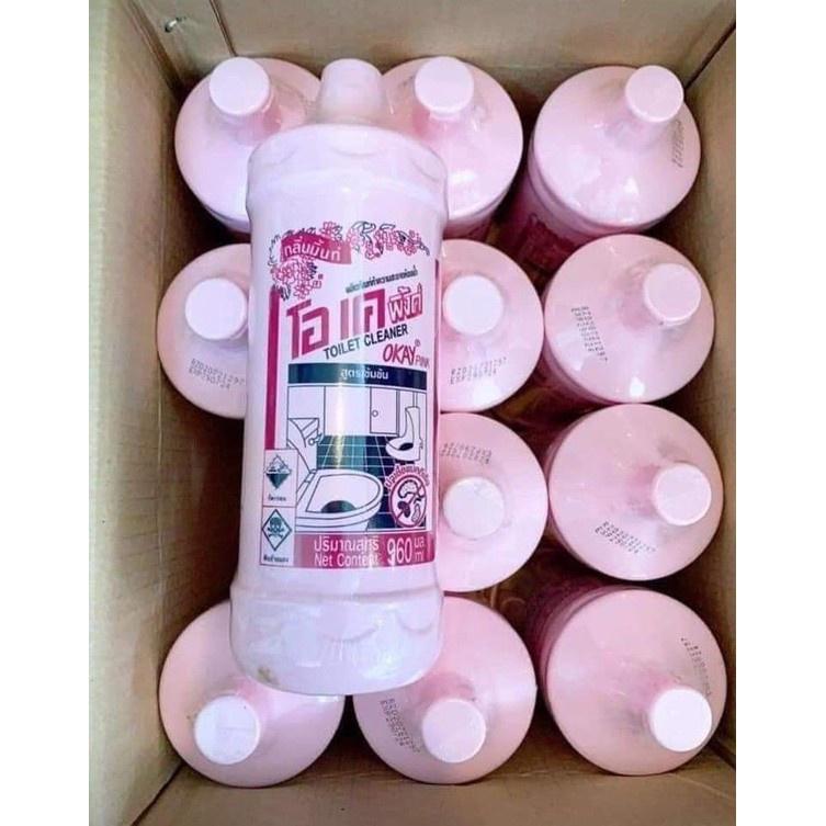 CHAI TẨY TOILET OKAY PINK 900ML