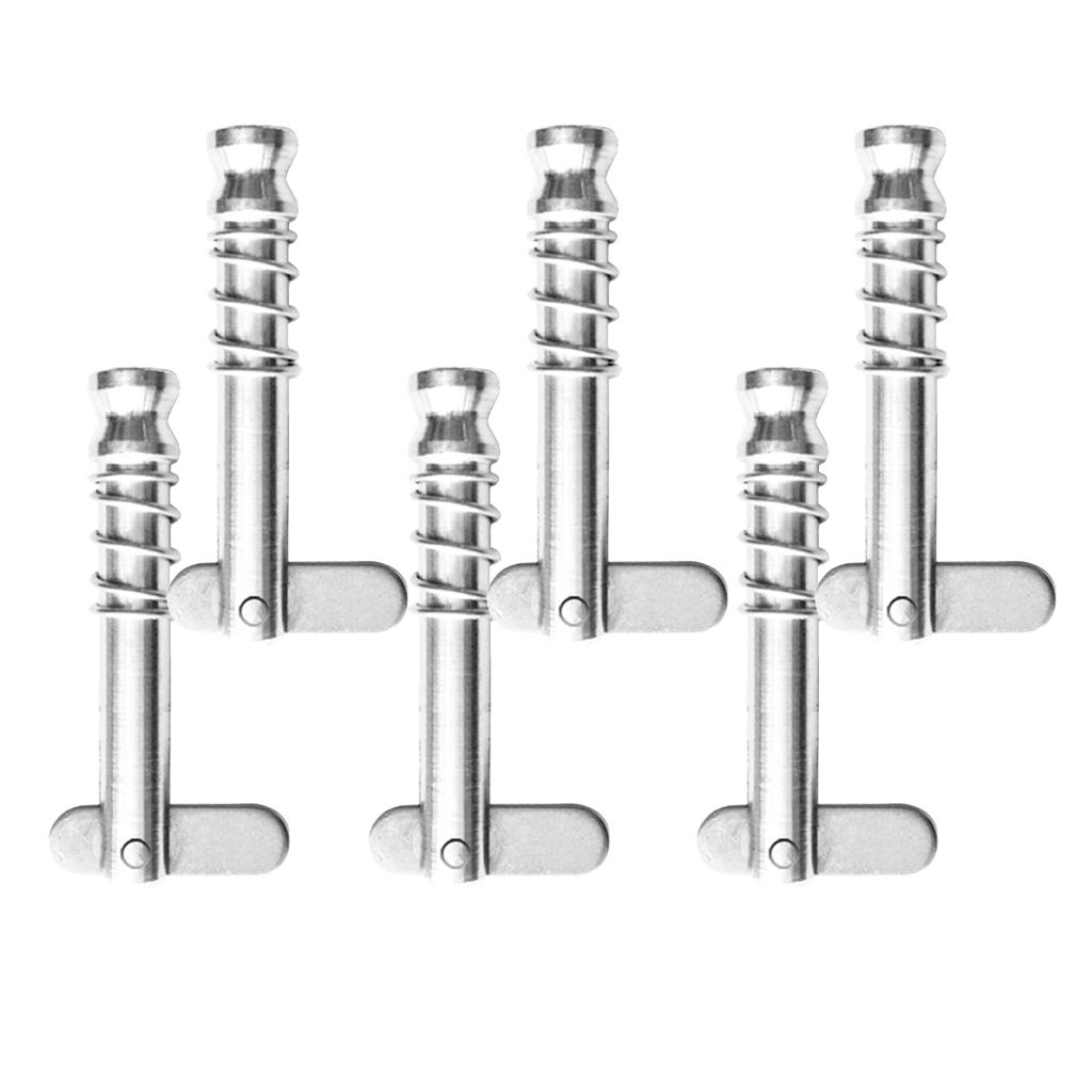 6x Bạc Mềm Inox 316 Cao Cấp Thuyền Phát Hành Nhanh Pin Sàn Tàu Bản Lề
