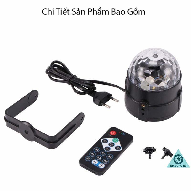 Đèn trang trí xoay 360 độ, đèn bay phòng nhiều màu