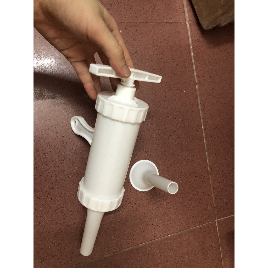 Ống nhồi xúc xích bằng tay có 2 ống nhựa
