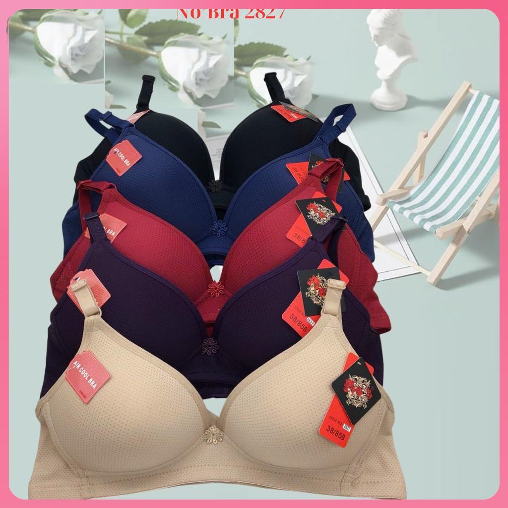 Áo ngực thông hơi - No' bra  N2827 , không mút, không gọng, mặc thoải mái - Da
