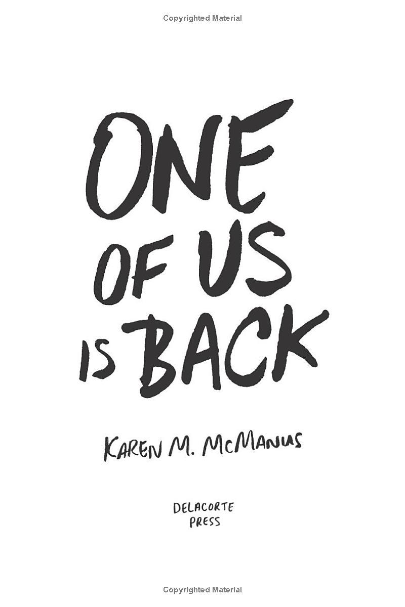 Sách ngoại văn: One Of Us Is Back