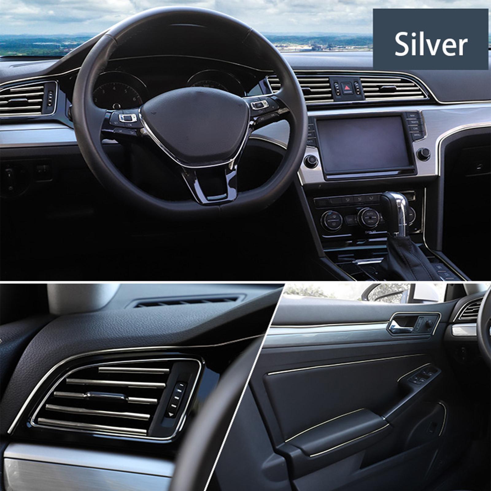 Car Interior Moulding Strips Trim Decoration Accessories DIY Flexible Strip Garnish Accessory for Dashboard