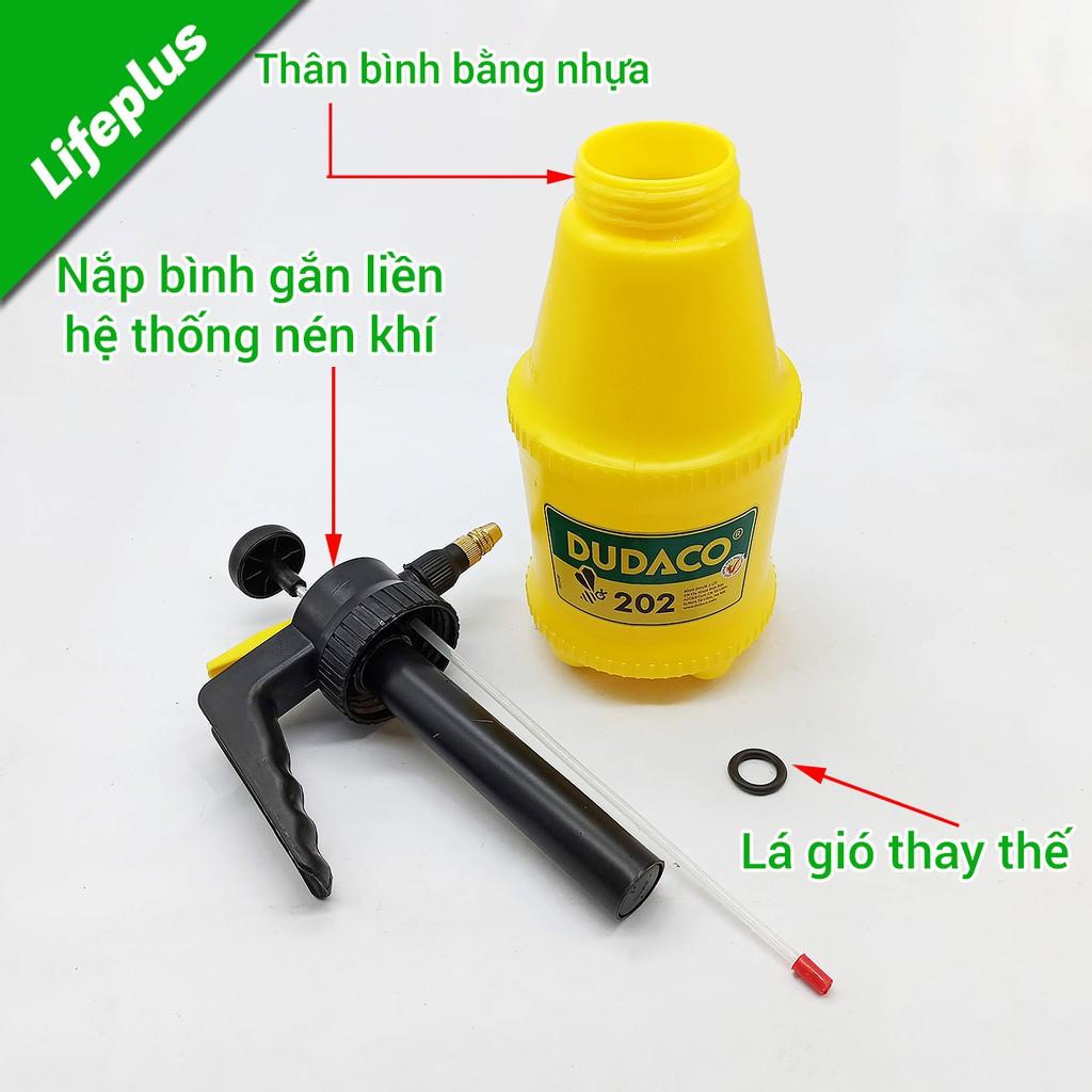 Bình xịt phun sương phun thuốc diệt muỗi 2 lít DUDACO 202 có lá gió dự phòng